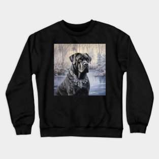 Cane Corso In Winter Crewneck Sweatshirt